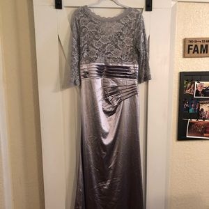 Gray/Silver wedding party dress